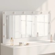 vidaXL Espelho de Vaidade com espelho Branco 100 x 55 x 18 cm