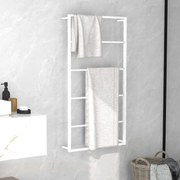 vidaXL Toalheiro 60x10x116 cm aço branco