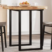 vidaXL Tampo de mesa redondo Ø80x4 cm madeira de acácia maciça