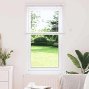 Persiana de Janela com cortinas Outros Manual Branco 80 x 130 cm Alumí