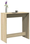 vidaXL Mesa de bar 102x50x103,5cm derivados de madeira carvalho sonoma