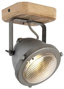 Projetores industriais em aço com madeira inclinável - Emado