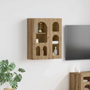vidaXL Armário suspenso Carvalho Artesanal 59 x 20 x 71.5 cm