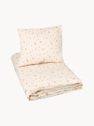 Roupa de cama para crianças em cetim de algodão Bows