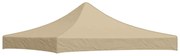 vidaXL Teto para tenda de festas 3x3 m 270 g/m² bege
