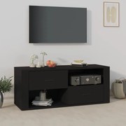 vidaXL Móvel de TV 100x35x40 cm madeira processada preto
