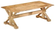 vidaXL Mesa de centro 110x52x40 cm madeira de mangueira maciça