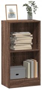 vidaXL Estante 40x24x76 cm derivados de madeira carvalho castanho