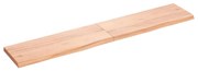 vidaXL Prateleira de parede 160x30x(2-4) cm carvalho tratado castanho