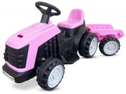 Trator infantil eletrico Peketrac 4000 6V Rosa