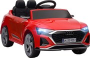 AIYAPLAY Carro Elétrico para Crianças Carro Audi Q8 Etron Sportback Infantil 12V Faróis Buzina e Música 98x49,5x43 cm Vermelho | Aosom Portugal