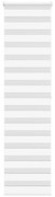 vidaXL Cortina de zebra 60x200 cm largura do tecido 55,9 cm poliéster