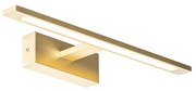 Candeeiro de parede em latão 41,5 cm com LED incluído IP44 - Jerre Design