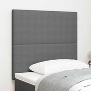 Cabeceira vidaXL Design Simples Cinza Claro 80 cm Tecido de Corduroy