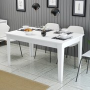 Mesa de Jantar "Milano" com Arrumação – 145x88x75 cm – Branco – Design