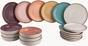 Conjunto de loiça pintada à mão Baita Modern, 6 pessoas, conjunto de 18