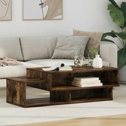 vidaXL Mesa de centro Carvalho Defumado 105 x 50 x 32,5 cm