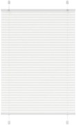 Branco Plissada Cega 90x150 cm Largura Tecido 89,4 cm Poliéster