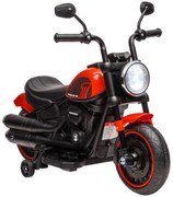 HOMCOM Moto Elétrica Criança 3 Km/H 6V com Farol LED 2 Rodas de Treinamento de 18-36 Meses com Motor Potente 76x42x57 cm Vermelho | Aosom Portugal