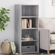 vidaXL Armário alto 50x41x124 cm derivados de madeira cinza sonoma