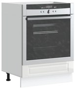 vidaXL Armário forno Porto derivados de madeira branco brilhante