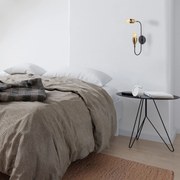 Candeeiro de Parede Kadeh – Preto – 25 x 25 cm