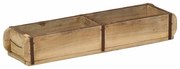 Bandeja vidaXL 60,5x15x9 cm em Madeira Reciclada