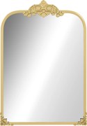 HOMCOM Espelho de parede, elegante, 60x3x87cm, tom dourado | Aosom Portugal