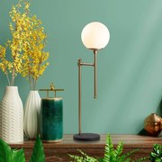 Candeeiro de Mesa Step – Dourado – 18 x 24 x 66 cm