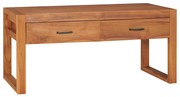 vidaXL Móvel de TV 100x40x45 cm madeira de teca