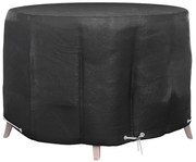 vidaXL Capa para mobília de jardim 6 ilhós Ø125x75 cm redondo