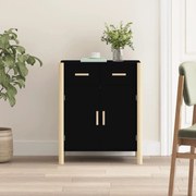 vidaXL Aparador 62x38x75 cm derivados de madeira preto