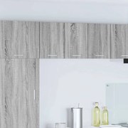 vidaXL Armário suspenso Cinza Sonoma e Branco 30 x 31 x 40 cm