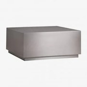 Mesa De Centro Retangular 100x70 Cm Em Aço Inoxidável Iuraima Aço Inoxidável Escovado - Sklum