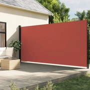 vidaXL Toldo lateral retrátil 200x600 cm terracota