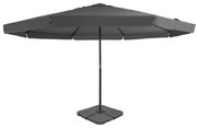 Guarda-sol de jardim com base portátil antracite