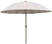 Chapéu de Sol de Jardim Ø2,5x2,4 m Chapéu de Sol de Terraço com Manive