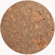 Individuais de mesa redondos em cortiça Iceberg, conjunto de 4