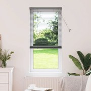vidaXL Persiana de Janela Cinzento-escuro 80 x 130 cm Alumínio