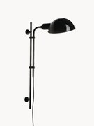 Candeeiro de parede com ficha e abajur regulável Funiculí