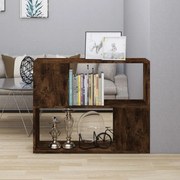 vidaXL Estante/divisória 80x24x63 cm carvalho fumado