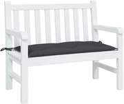 vidaXL Almofadão p/ banco de jardim 100x50x7 cm tecido oxford preto