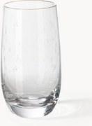 Copos altos de cristal com motivo de inverno Estrella, conjunto de 4