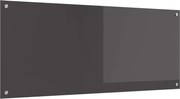 vidaXL Proteção de Cozinha Cinza Escuro 120 x 50 cm vidro temperado