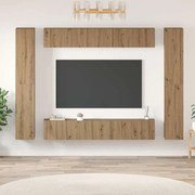 vidaXL Conjunto de móvel de TV 10 pcs carvalho artisiano