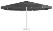 vidaXL Tecido de substituição p/ guarda-sol exterior 515 cm antracite