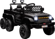 AIYAPLAY Carro Elétrico Infantil Buggy Elétrico Infantil 2 Motores 12 V 3 Velocidades Reboque Traseiro 122x62,5x65 cm Preto | Aosom Portugal