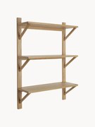 Estante de parede em madeira de carvalho Triarch