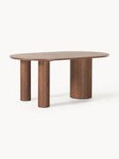 Mesa de jantar oval em madeira de carvalho Dunia, vários tamanhos