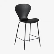 Taburete Alto Uit ↑65 Cm & Negro & Polipropileno Preto - Sklum